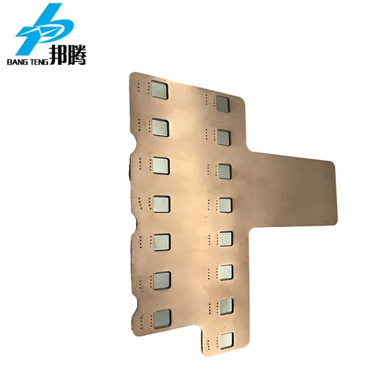 Busbar Tembaga Terisolasi Kustom untuk Baterai Energi Baru Busbar Tembaga Padat Nikel