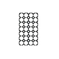 4X7 Tempat Penyimpanan Sel 33140 32700 32650 Rak Plastik Baterai 锂仓康散热包 100% 无水