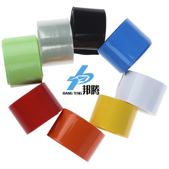 Tabung Pembungkus Panas PVC Warna Biru untuk 18650 21700 26650 32650 Paket Baterai