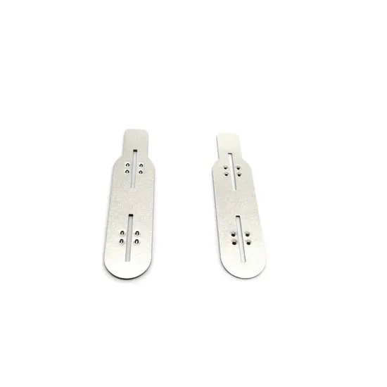 Grosir 18650 Konektor Baterai 锂电池 Benjolan 0.3mm Lembaran Nikel 18650 2p Konektor Baterai 锂电池 Kaki Pelat Nikel
