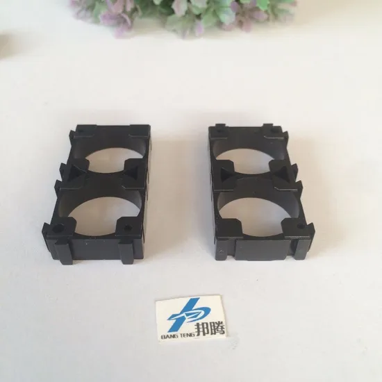 Pemegang Baterai Plastik ABS Tahan Api Grosir 2p Braket Sel 锂电池 Paket Baterai Mematuhi RoHS 21700