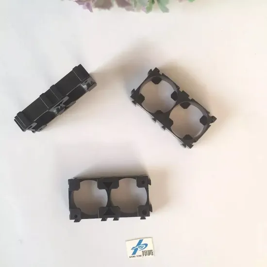 32650-2p Penyangga Baterai Grosir Tahan Api 32650 2p Braket Baterai 锂塑料 Penyimpanan Baterai Pengisi Daya Pemegang Baterai Sel Plastik