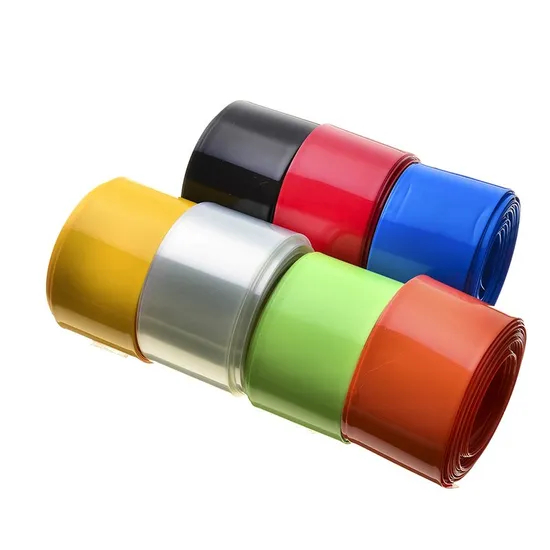 0.15mm Selubung PVC热缩管 Tebal 400mm Lebar Gulungan 薄膜 Panas PVC untuk 18650 Paket Baterai