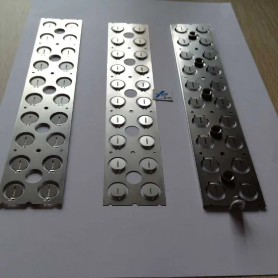 Sistem Baterai Mobil Presisi Stamping Kepingan Lembaran Nikel Pengelasan Titik Busbar Nikel