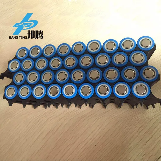 Bahan Baterai 锂 Penyangga Sel Baterai 20p，18650 Braket Baterai Silindris