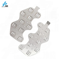 18650 Lembaran Las Tembaga Nikel Offset Busbar Tembaga 5s5p Strip Koneksi Paket Baterai Daya Tinggi Lembaran Tembaga