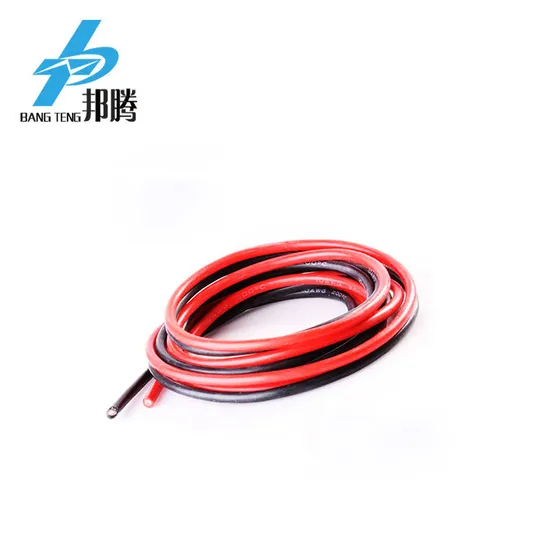Kawat Silikon Merah Hitam yang Sangat Fleksibel 6 8 10 12 14 16 18 20 22 24 AWG Kawat Silikon Terisolasi