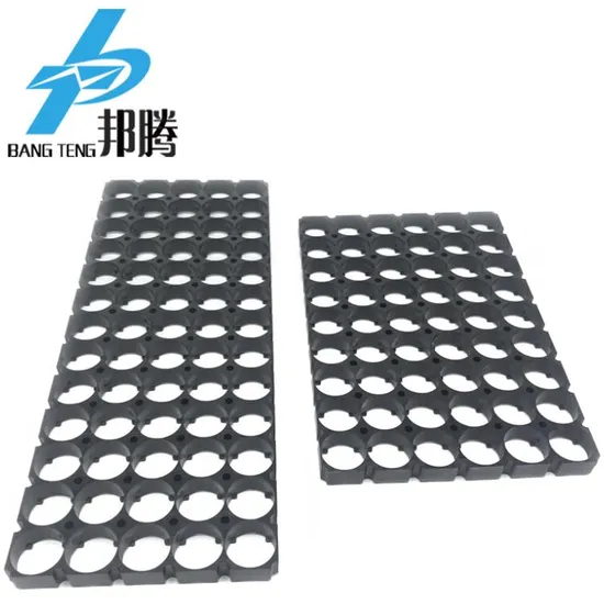 垫片 Sel Baterai Kustom 6s9p Pemegang Baterai 18650 untuk Paket Baterai Penyimpanan Baterai Pengisi Daya Pemegang Sel Baterai Plastik