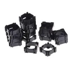 Pemegang Braket Paket Baterai Li-ion Grosir Rakit Plastik 1p 18650 Pemegang Sel 锂 18650 Pemegang