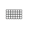 4X7 Tempat Penyimpanan Sel 33140 32700 32650 Rak Plastik Baterai 锂仓康散热包 100% 无水