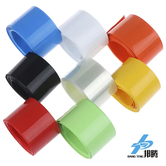 Tabung Pembungkus Panas PVC Warna Biru untuk 18650 21700 26650 32650 Paket Baterai