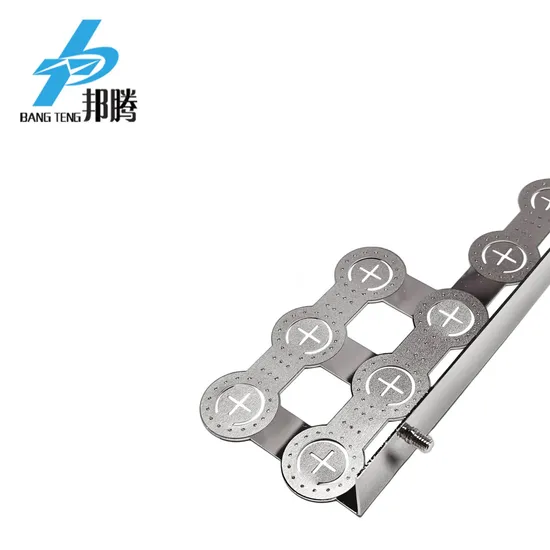 Lembar Komposit Bus Bar Datar Bimetalik Tembaga Nikel 32650 Busbar Tembaga Nikel 与电池和变压器