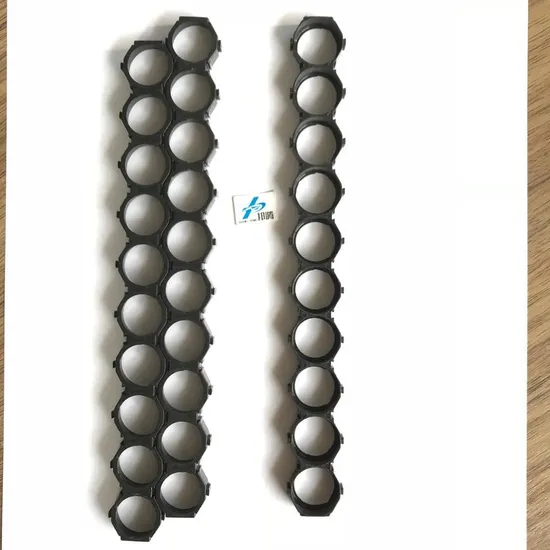 Pemegang Baterai 锂 Kustom 直径 18.4mm 支架 Hitam untuk Sel Dislokasi 18650 10p Pemegang Baterai Penyimpanan Baterai Pengisi Daya