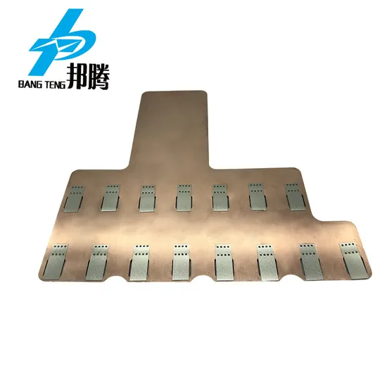 Konektor Baterai Busbar Tembaga Berkualitas Tinggi yang Disesuaikan、Busbar Datar Tembaga Berlapis Nikel untuk Baterai