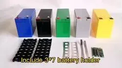Kotak Penyimpanan Baterai 锂离子电池 3X7 18650 Kotak Penyangga 12V 7ah Kotak Baterai Plastik Kosong
