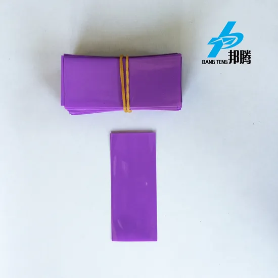 Tabung Pelindung Panas Baterai Lithium Selubung Li-ion Penutup Kulit Film PVC yang Dapat Menyusut Selang Aksesori