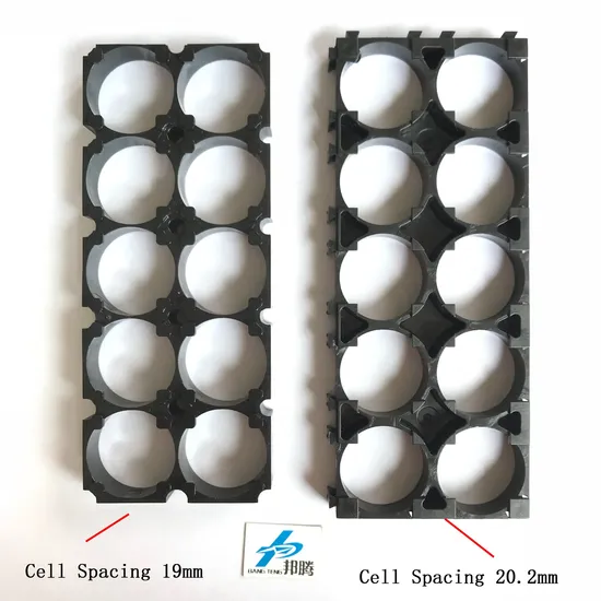 18650 Tempat Baterai 2s5p 2s5p Penyangga Sel Plastik untuk Paket Baterai DIY