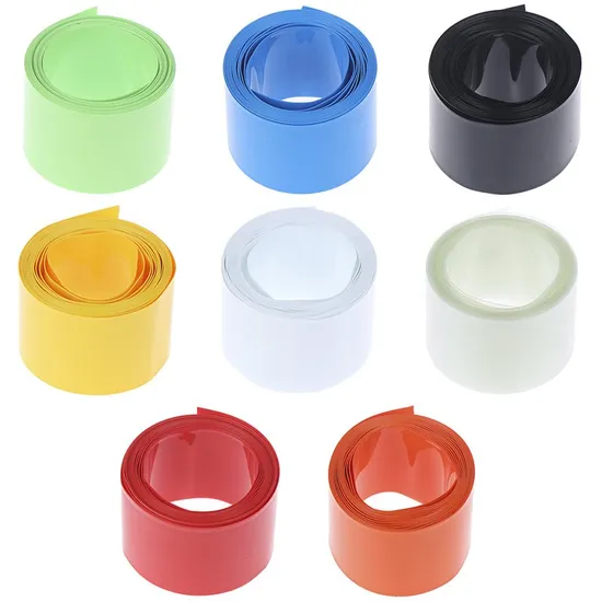 Kustom 0.15mm Tebal 280mm Lebar PVC 热收缩管 18650 Paket Baterai
