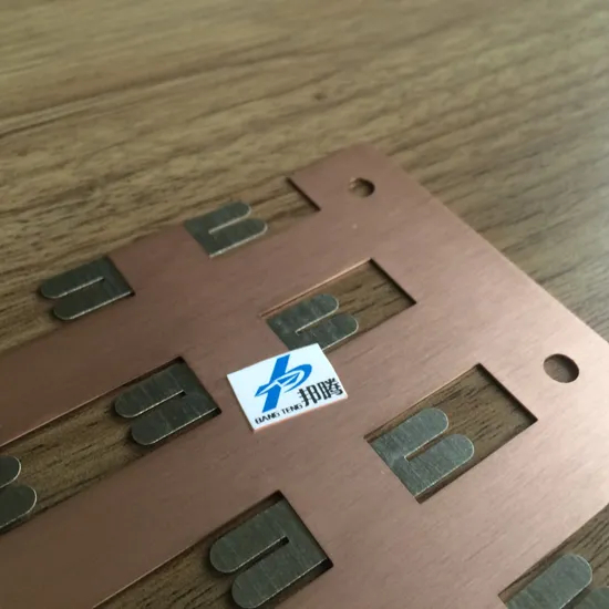 Busbar Tembaga Fleksibel Busbar Tembaga Berlapis Nikel Konektor Baterai