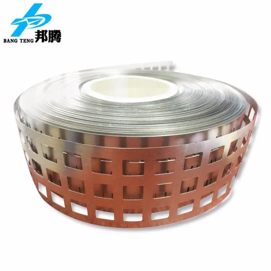 Dapat disolder untuk Konektor Pengelasan Paket Baterai Lithium 18650 4p Strip Nikel Murni Tanpa Lubang Konektor Baterai Lithium Strip Baterai Lithium Nikel Murni Harga