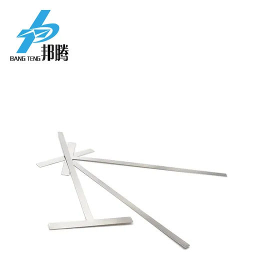 OEM T Tipe Baterai Konektor Nikel 18650 Konektor Tab Baja Berlapis Nikel Kustom untuk 18650 Tab Koneksi Baterai Strip Nikel Murni Konektor Baterai Lithium