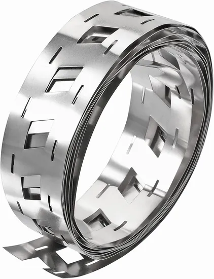 Pita Pelat Penghubung Nikel Murni 25.5mm X 0.15mm 不带电池和 Pengelasan Titik