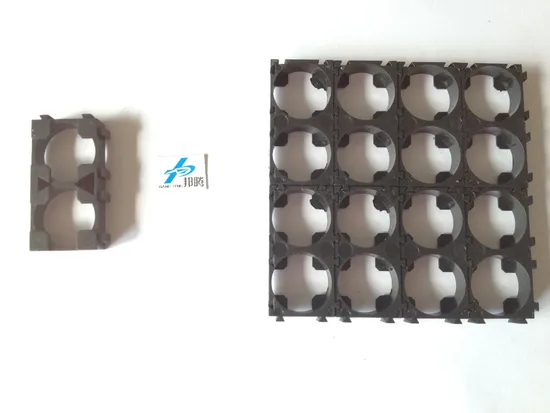 Pemegang Baterai 锂 Tahan Api dari Plastik ABS Grosir 18650 2p 垫片 Pemegang Baterai 与 Paket Baterai