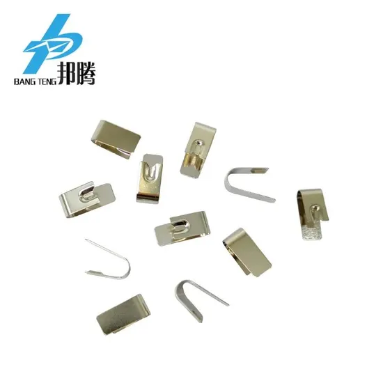 Bagian Logam Pelat 冲压不锈钢 Kustom Kontak Baterai Pelat Nikel 弹片