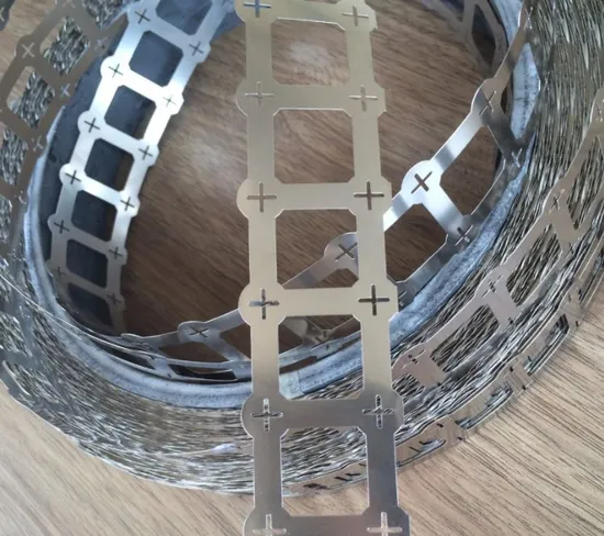 Pita Pelat Baja Berlapis Nikel 32.5/34.5mm X 0.1/0.15mm T untuk Baterai 32650