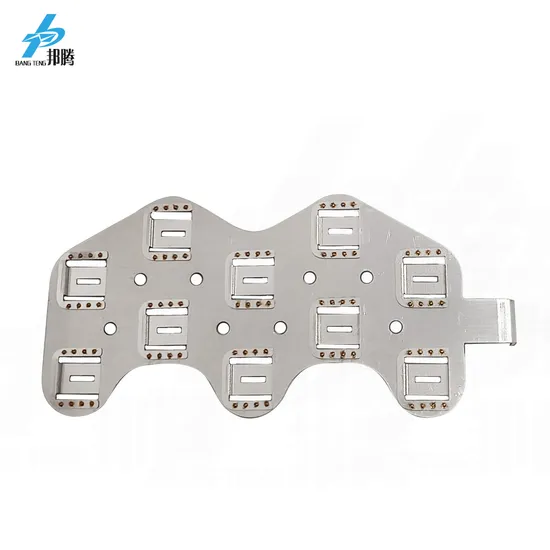 18650 Lembaran Las Tembaga Nikel Offset Busbar Tembaga 5s5p Strip Koneksi Paket Baterai Daya Tinggi Lembaran Tembaga