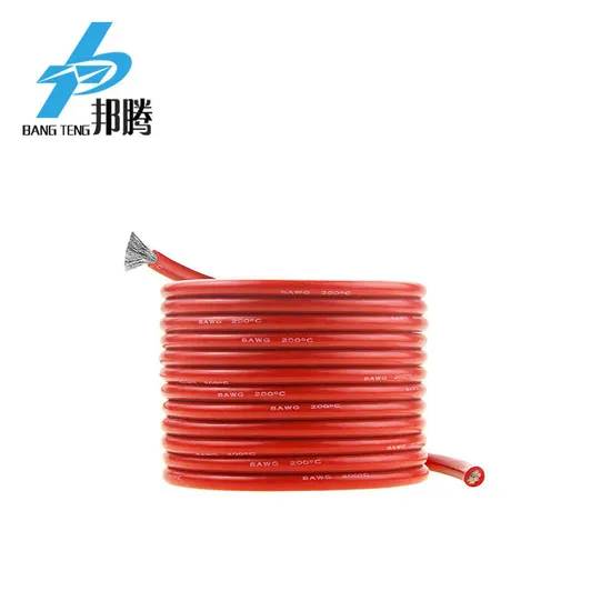 Kawat Silikon Merah Hitam yang Sangat Fleksibel 6 8 10 12 14 16 18 20 22 24 AWG Kawat Silikon Terisolasi