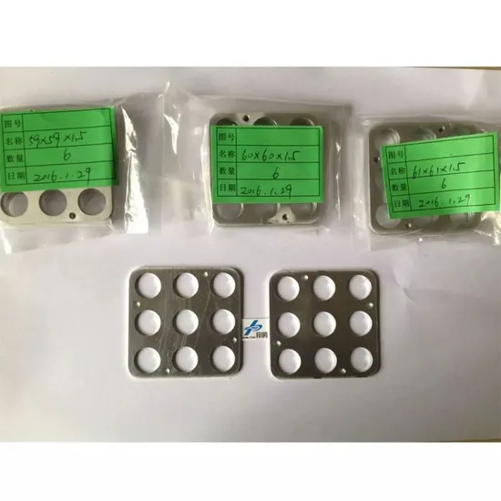 Konektor Paket Baterai Traksi Stamping Lembaran Aluminium untuk Paket Baterai