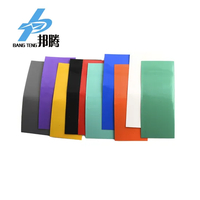 DIY 18650 Paket Baterai 薄膜 Pelindung PVC热缩管 Tabung Putih Hitam Jernih 1000 件 Selubung Kabel Pemanas