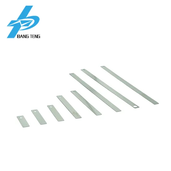 Bagian Logam Stempel Kustom Keping Nikel 18650 21700 26650 32650 Strip Baterai Nikel Murni