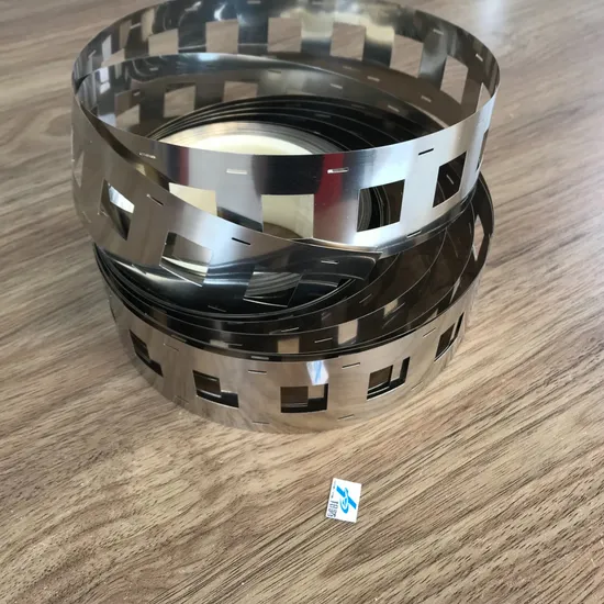 Pita Lembaran Baja Berlapis Nikel 0.1mm 0.15mm 0.2mm untuk Baterai 32650 1p-4p