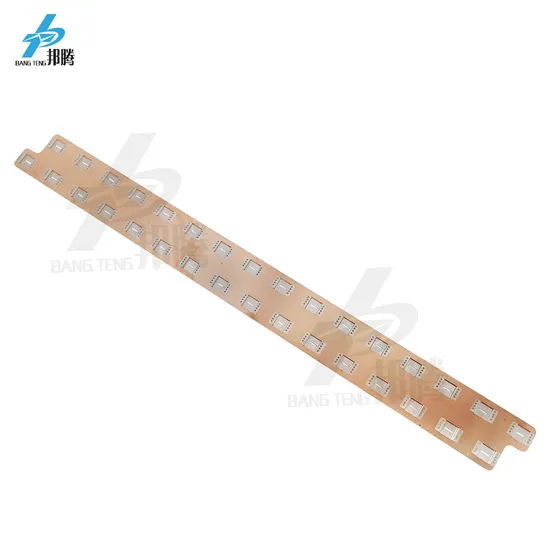 Baris Miring 21700 Lembaran Komposit Tembaga Nikel 22.7mm Jarak 0.5mm Baris Tembaga Melebihi Arus Lembaran Las Potong Sesuai Pesanan
