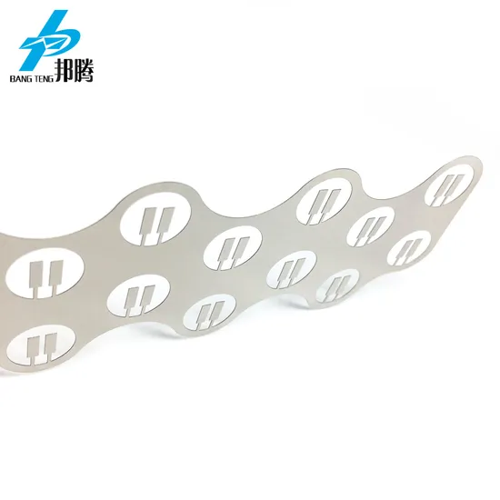 0.15mm Dislokasi 16p Konektor Baterai 18650 Keping Nikel Murni untuk Pengelasan Titik Konektor Baterai 锂