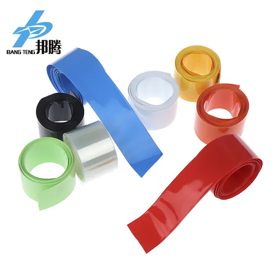 DIY 18650 Paket Baterai 薄膜 Pelindung PVC热缩管 Tabung Putih Hitam Jernih 1000 件 Selubung Kabel Pemanas