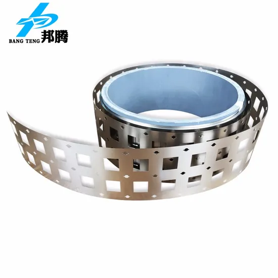 Konektor Las Baterai Litium Grosir 34.5mm Jarak 3p 32650 Strip Nikel Murni Strip Nikel untuk Baterai Strip Baterai Nikel