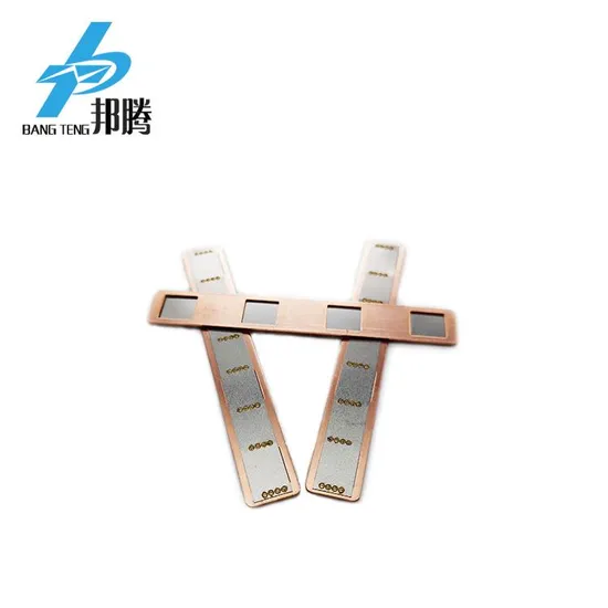 定制 4p 18.5mm Jarak Batang Bus Tembaga Berlapis Timah 18650 Konektor Tembaga Baterai Konektor Batang Bus Tembaga Batang Tembaga Konektor Kabel