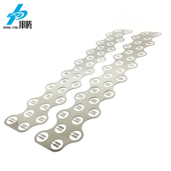 0.15mm Dislokasi 16p Konektor Baterai 18650 Keping Nikel Murni untuk Pengelasan Titik Konektor Baterai 锂
