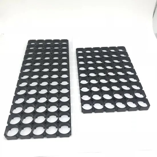 垫片 Sel Baterai Kustom 6s9p Pemegang Baterai 18650 untuk Paket Baterai Penyimpanan Baterai Pengisi Daya Pemegang Sel Baterai Plastik