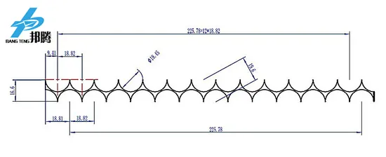 2s13p 2X13 18650 Pemegang Sel Tipe Sarang Madu 18650 Pemegang Baterai 18.82mm