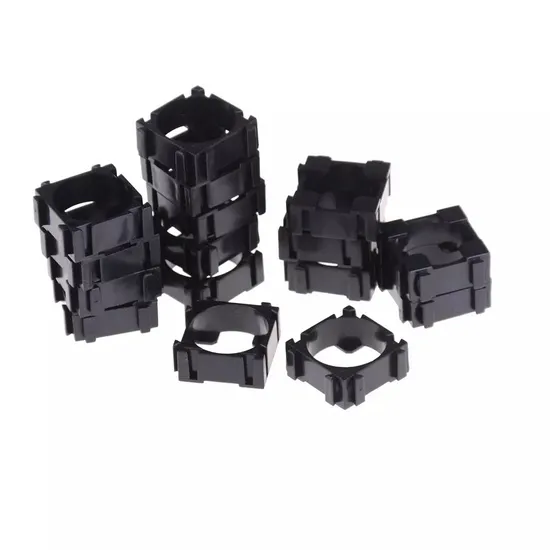 Pemegang Braket Paket Baterai 锂离子 Grosir Rakit Plastik 1p 18650 Pemegang Sel 18650 Pemegang Plastik Sel Pemegang Baterai Pemegang Baterai