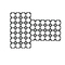 4X7 Tempat Penyimpanan Sel 33140 32700 32650 Rak Plastik Baterai 锂仓康散热包 100% 无水