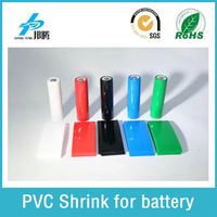 薄膜 Selubung Panas PVC untuk 18650 21700 26650 32650 32700 Paket Baterai Prismatic