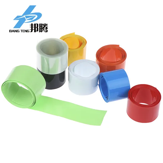 Tabung Pembungkus Panas PVC Warna Biru untuk 18650 21700 26650 32650 Paket Baterai