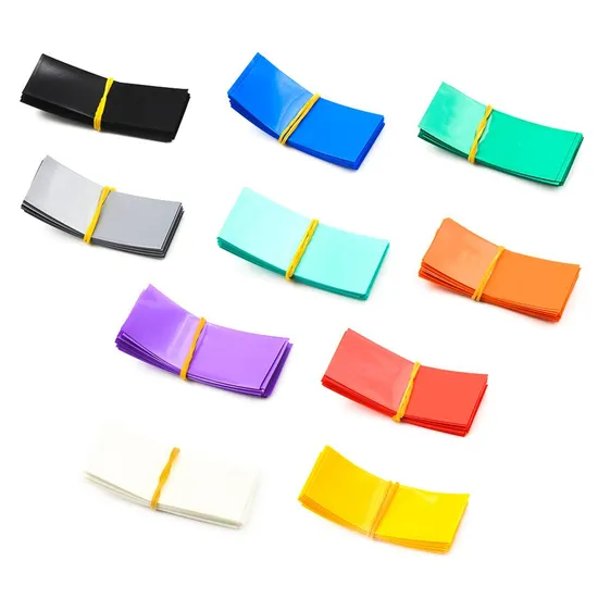 0.15mm PVC Tebal untuk 18650/26650/32650/21700 Pembungkus Baterai 薄膜 PVC Penyusut Pembungkus Baterai 锂 Tas Penyusut