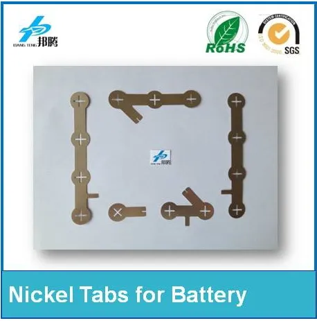 26650 Tab Baterai 1s1p Tab Nikel Murni untuk Baterai Lembar Nikel Pelat Strip Baja Berlapis Nikel Konektor Baterai 锂